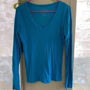 Blue long sleeve shirt size L